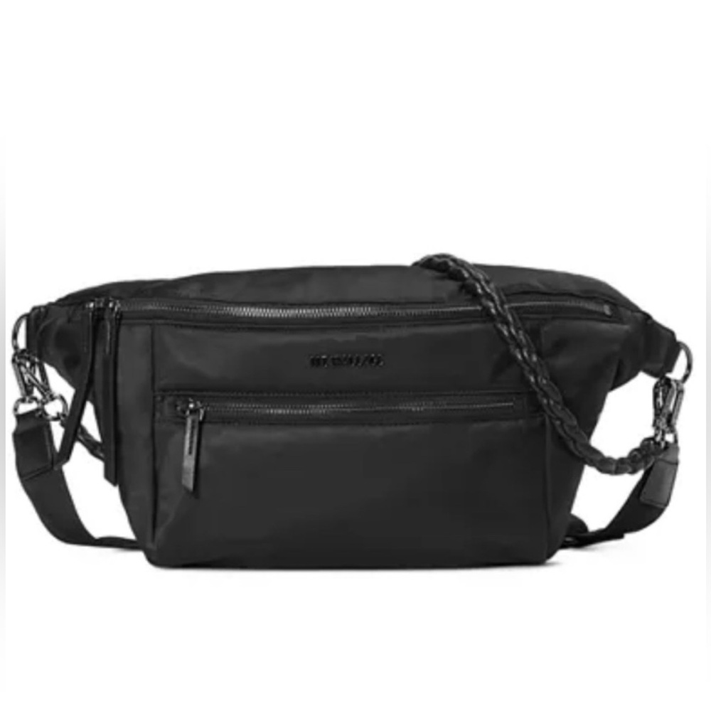 MZ Wallace Bowery Sling Black belt bag crossbody